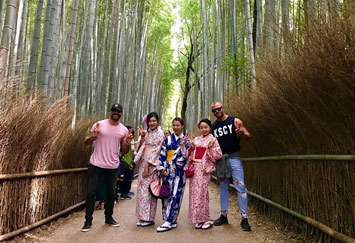 Japan gay cruise - bamboo forest