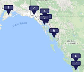 Alaska gay bears cruise map