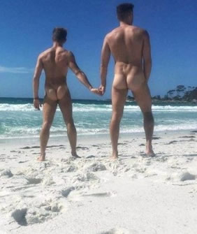 Flores Naked gay cruise