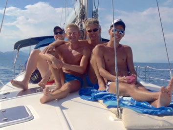 Greek Islands gay sailing cruise