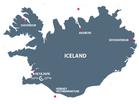 Iceland Gay Cruise 2020 map