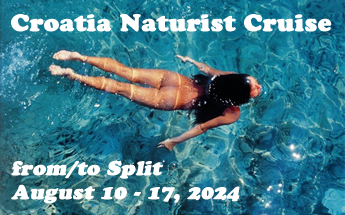 Croatia Naturist Cruise 2024 from/to Split