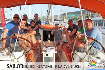 Sailordudes gay men only sailing cruise