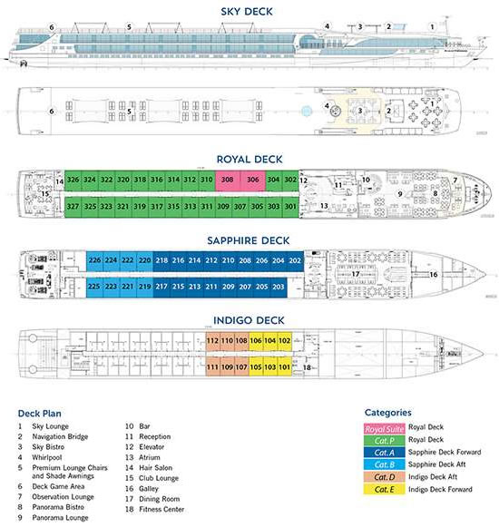 Avalon Visionary Deck Plan