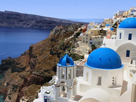 Greece lesbian cruise - Santorini
