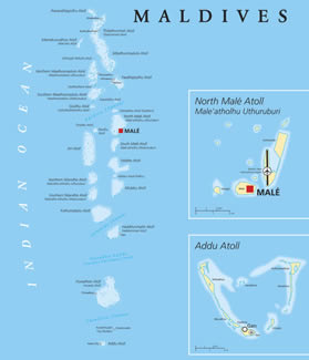 Maldives lesbian adventure cruise map