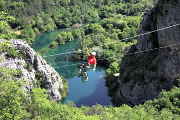 Omis zipline Croatia