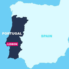 Lisbon gay tour map