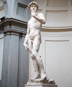 Gay Italy art tour - David