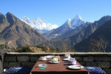 Nepal gay trekking -  Everest View Hotel