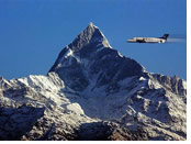 Nepal gay tour - mountain flight