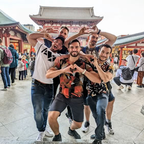 Japan gay group tour